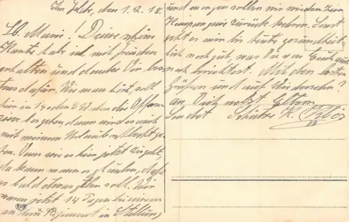 Des Friedens Segen Kehr allerwegen Patriotika Postkarte mit Reichsfahne AK 1918