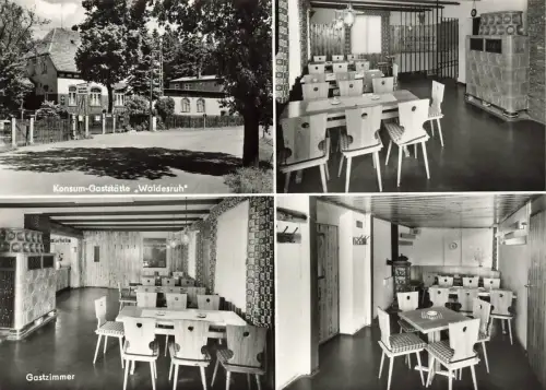 Konsum-Gaststätte Waldesruh Plauen Vogtland Sachsen Postkarte AK