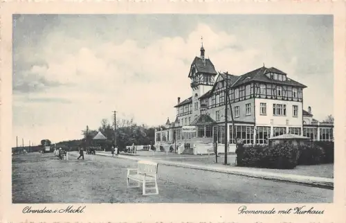 Arendsee i. Meckl. Promenade mit Kurhaus Postkarte AK