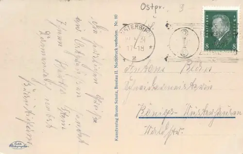 Insterburg Tschernjachowsk Stadtpark Kriegerdenkmal AK 1931