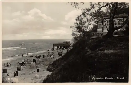 Ostseebad Rewahl Strand Postkarte