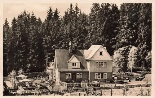AK Leubnitz Jägerhaus Sachsen ungelaufen Postkarte