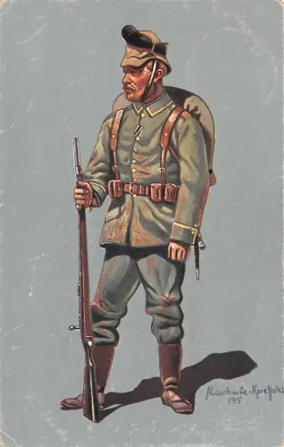 Unteroffizier des Sächsischen Schützen- Regiment Patriotika Rotkreuz AK 1916