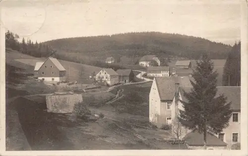 Mortelgrund bei Sayda mit Jugendherberge Erzgebirge Sachsen Postkarte AK 1929