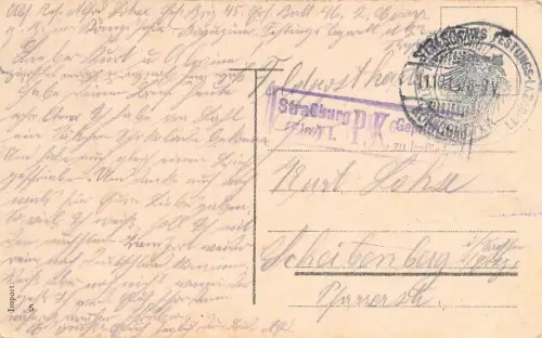 Unsere Tapferen in den Vogesen Patriotika Postkarte AK 1914