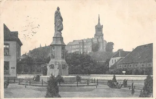 Lohengrin - Denkmal und Schwanenburg Bedburg - Hau Kr. Cleve Feldpostkarte 1914
