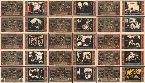 15 x Notgeld FÜRSTENWALDE Spree Stadt 1921
