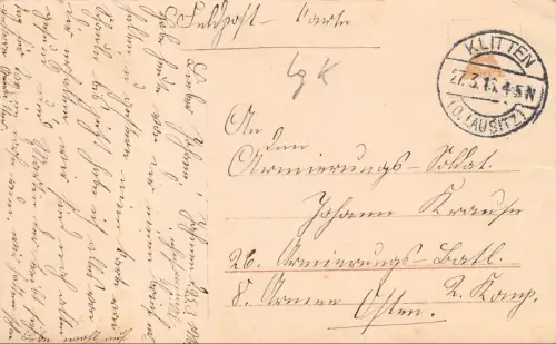 Was wohl Vater dazu sagt Patriotika Postkarte AK 1916