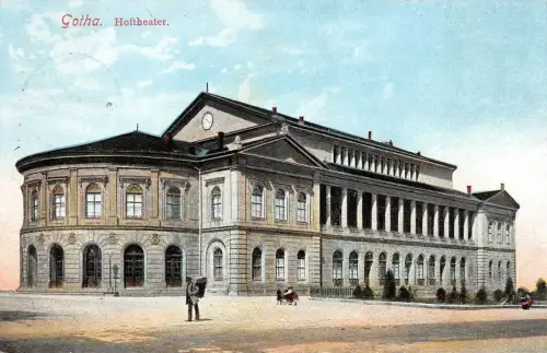 Gotha Hoftheater Postkarte 1912
