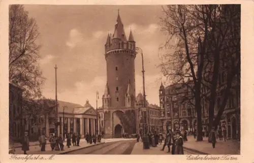 Frankfurt a. M. Eschenheimer Turm Postkarte AK