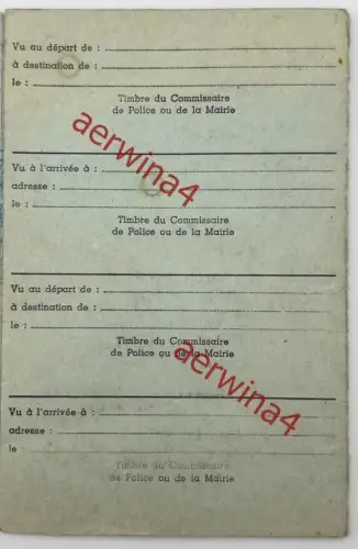 DDR Reisepass Dienstvisa + Aufenthaltskarte, Ausbilder in Algerien Tadmaït 1969