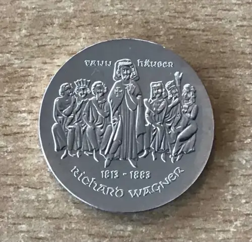 DDR 10 Mark 1983 Richard Wagner Silber stgl.