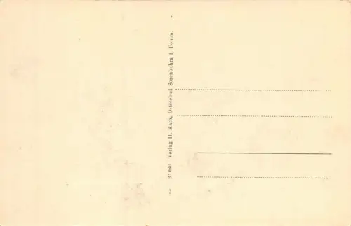 Ostseebad Sorenbohm i. Pomm. Am Strande Postkarte AK