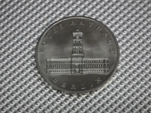 DDR 5 Mark Rotes Rathaus Berlin 1987
