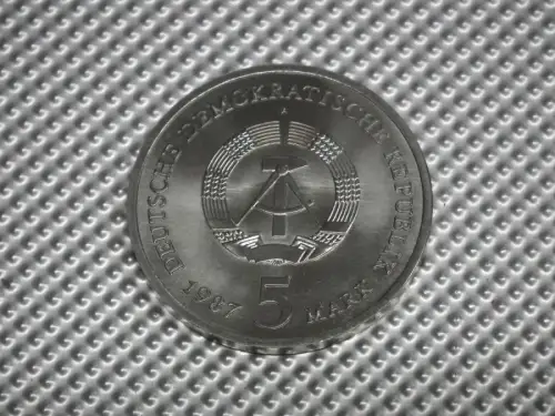 DDR 5 Mark Rotes Rathaus Berlin 1987
