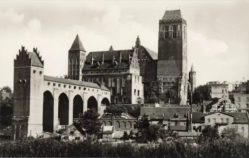 AK Marienwerder Schloss Westpreussen ungelaufen Postkarte