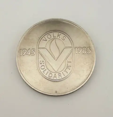 DDR Medaille 40 Jahre Volkssolidarität 1985, Für das Wohl der Älteren Bürger