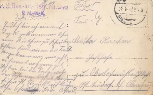 Erinnerung an Galizien Kaiserdorf Patriotika Postkarte AK 1917