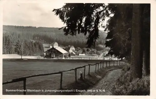 Sommerfrische Steinbach bei Johanngeorgenstadt Erzgebirge Sachsen AK 1934