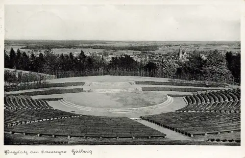 AK Kamenz Thingplatz Hutberg Sachsen 1935 gelaufen Postkarte