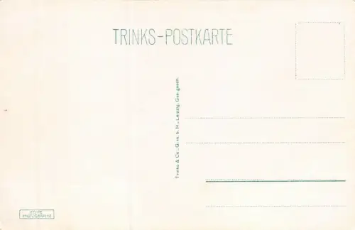 Gera Theater mit Kriegerdenkmal Postkarte AK
