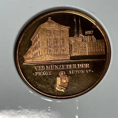 Medaille VEB Münze der DDR 750 Jahre Berlin Numismatik und Heimatschule 1987