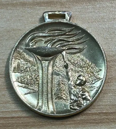 7. Wintersport Meisterschaften DDR Medaille 40mm 1956