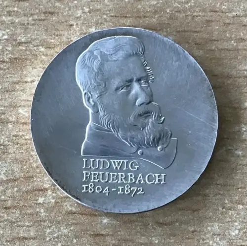 DDR 10 Mark 1979 Ludwig Feuerbach Silber