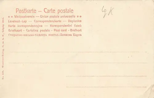 Warmbrunn vom Scholzenberge gesehen Riesengebirge Schlesien Postkarte AK