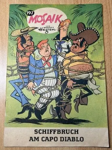 MOSAIK von Hannes Hegen Nr.197 sehr guten Zustand DDR