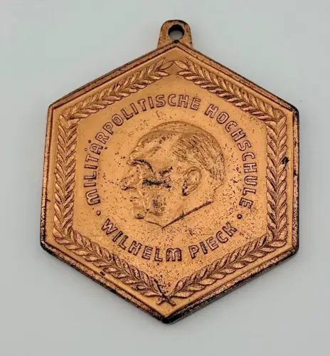 DDR Medaille ASV Militärpolitische Hochschule Wilhelm Pieck in Bronze