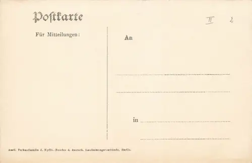 AK Kyffhäuser Wirtschaft Kyffhäuser-Denkmal Thüringen ungelaufen Postkarte