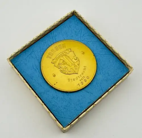 DDR Medaille VEB Vogtländische Kunstlederfabrik Werk Treuen
