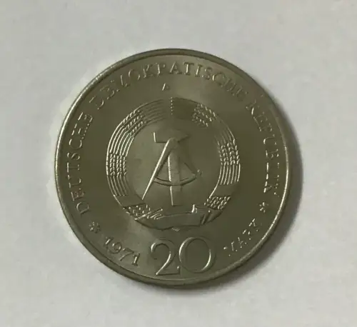 DDR 20 Mark 1971 Ernst Thälmann