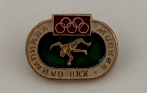 Handball Olympische Sommerspiele 1980 Moskau Abzeichen Sport Sowjetunion