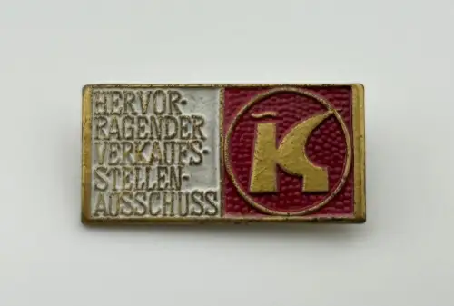 DDR Abzeichen Konsum Ehrentitel Hervorragender Verkaufsstellen Ausschuss