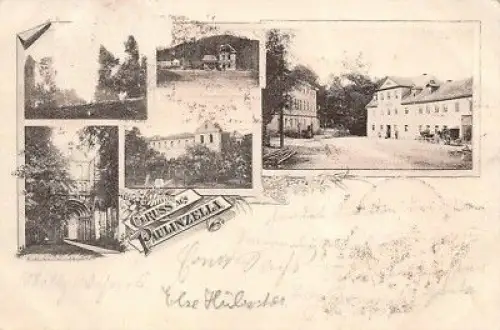 Gruss aus Paulinzella Postkarte AK 1896