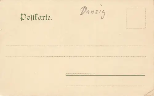 AK Brösen Brzeźno Kurhaus Strand Danzig ungelaufen Postkarte