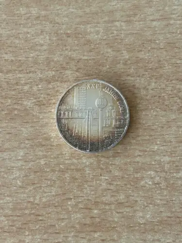 DDR 10 Mark 25 Jahre DDR Städtemotive 1974 Silber