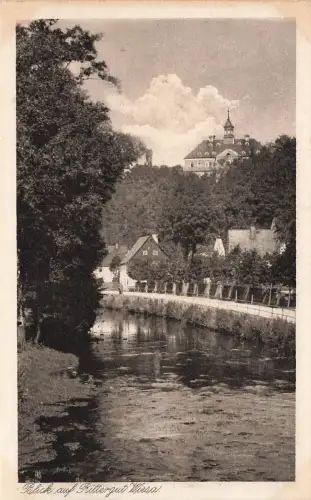 AK Wiesa Rittergut Sachsen Erzgebirge ungelaufen Postkarte