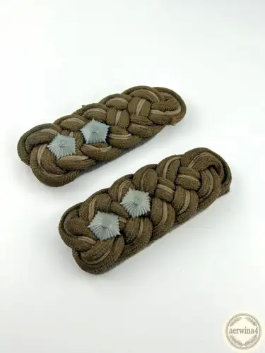 DDR NVA Schulterklappen Generalleutnant Felddienstuniform Original