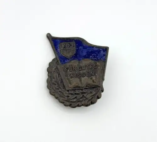 DDR Abzeichen Für Gutes Wissen nummeriert Silber 1. Ausgabe 1950-1954