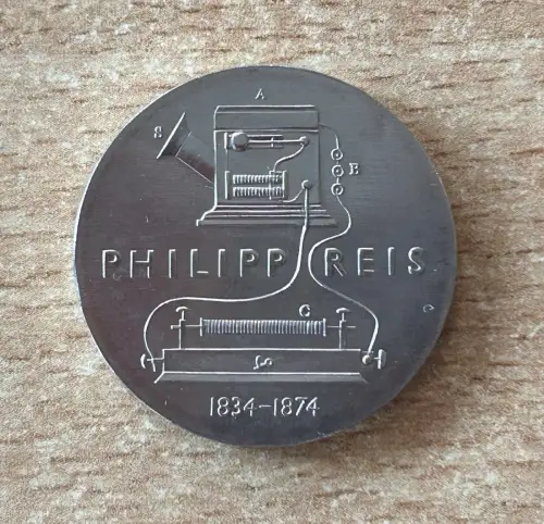 DDR Münze 5 Mark 1974 Philipp Reis