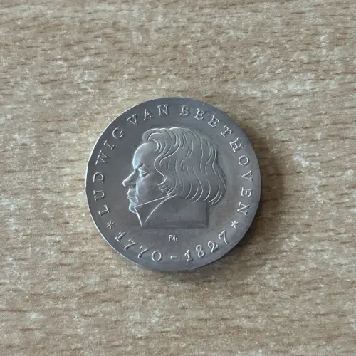 DDR 10 Mark 1970 Ludwig van Beethoven Silber