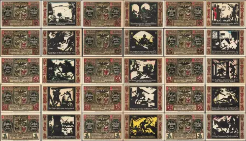 15 x Notgeld FÜRSTENWALDE Stadt