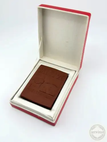 DDR Meissner Porzellan Plakette Salut 25 Jederzeit Gefechtsbereit