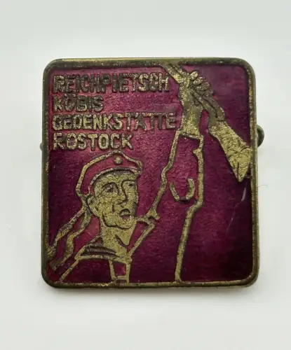 VVN Abzeichen Reichpietsch Köbis Gedenkstätte Rostock