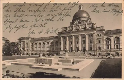 AK München Kriegerdenkmal Armeemuseum Bayern 1928 gelaufen Postkarte