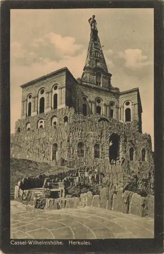 AK Kassel Wilhelmshöhe Herkules Hessen 1915 gelaufen Postkarte
