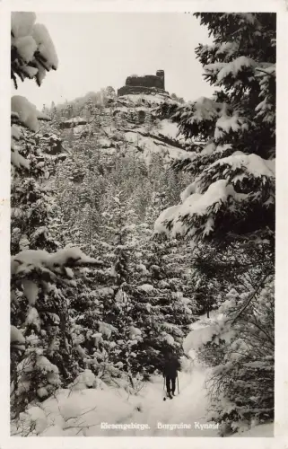 AK Hirschberg Jelenia Góra Burg Ruine Kynast Schlesien Riesengebirge 1931